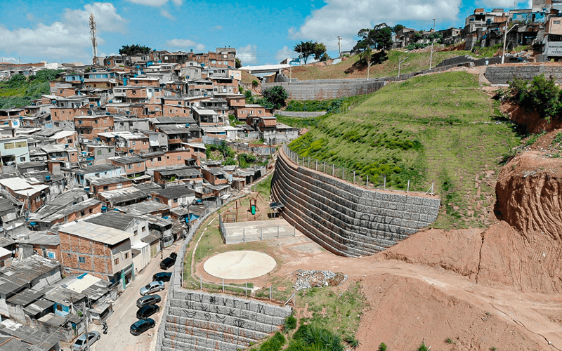 Foto panorâmica do Jardim São Camilo