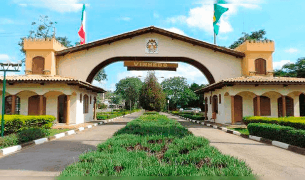 Fachada do município de Vinhedo