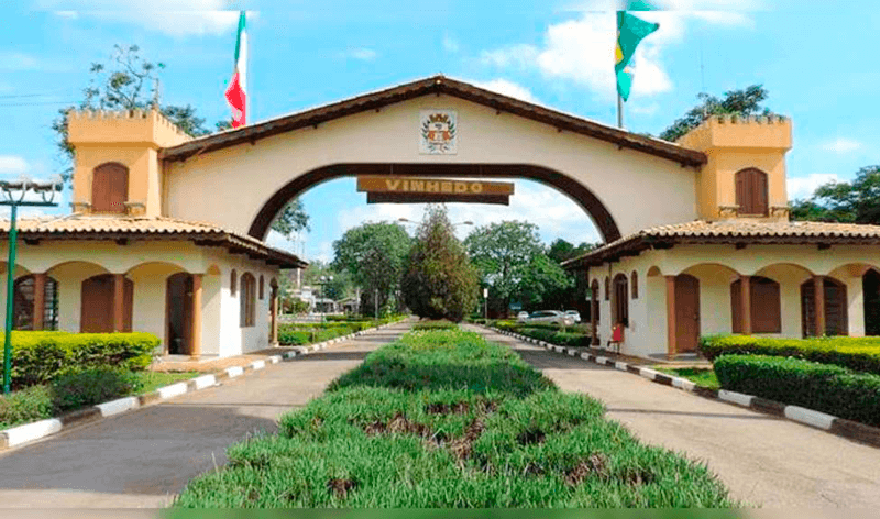 Fachada do município de Vinhedo