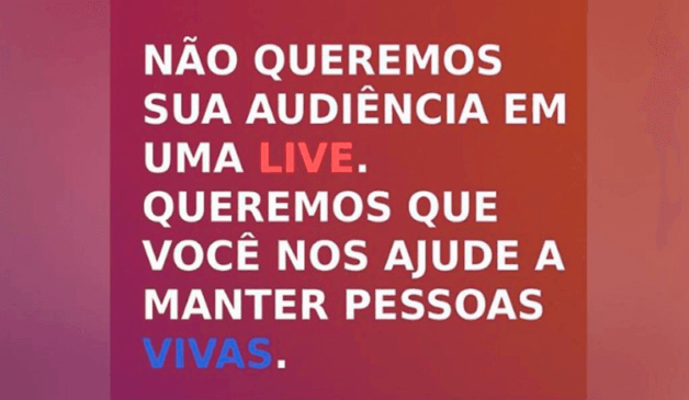 Post do Instagram da banda