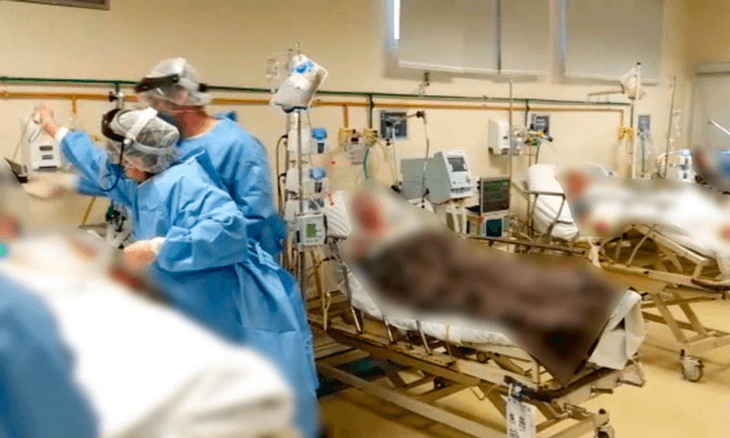 Pacientes internados no Hospital São Vicente Pacientes internados no Hospital São Vicente