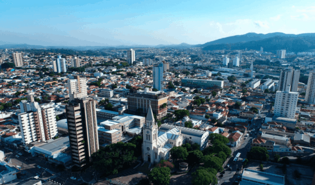 Igreja da Vila Arens vista de cima