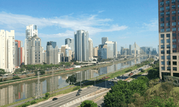 Foto panorâmica de São Paulo
