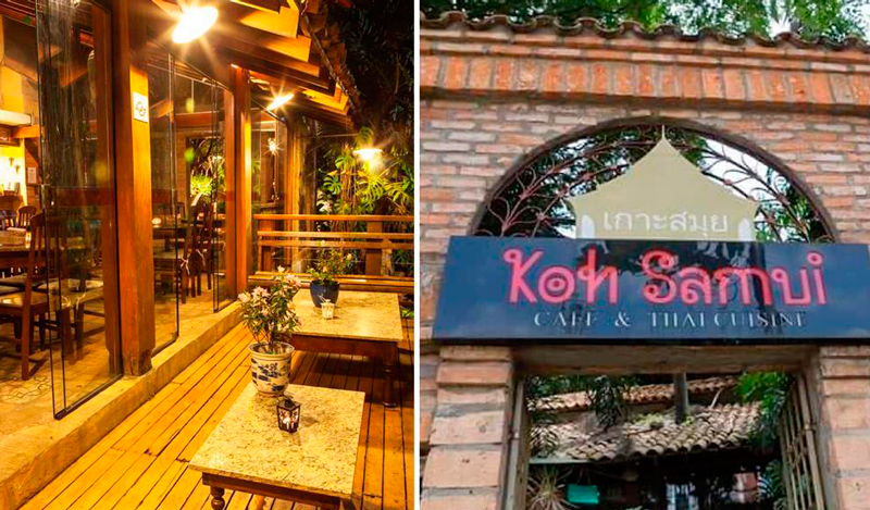 Fachada do restaurante Koh Samui Café & Thai Cuisine