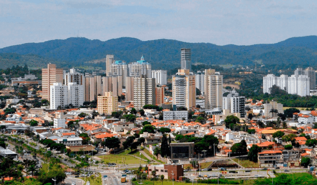 Visão panorâmica de Jundiaí