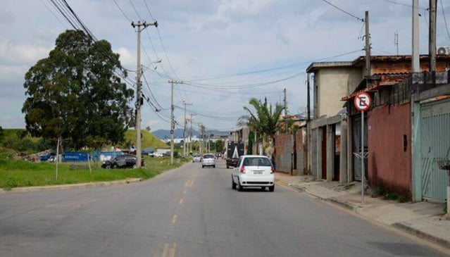 Foto de avenida principal do Jardim Novo Horizonte