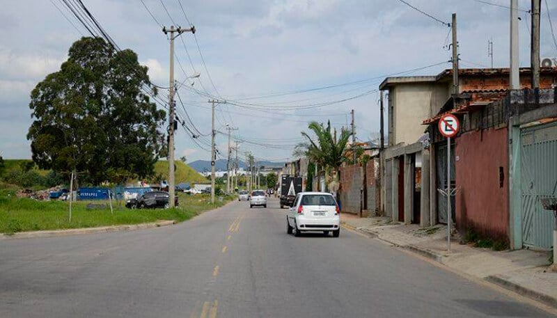 Foto de avenida principal do Jardim Novo Horizonte