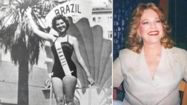 Martha Rocha em desfile de Miss Brasil