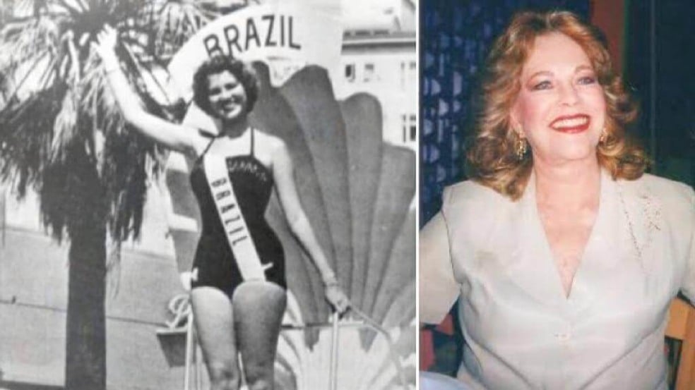 Martha Rocha em desfile de Miss Brasil