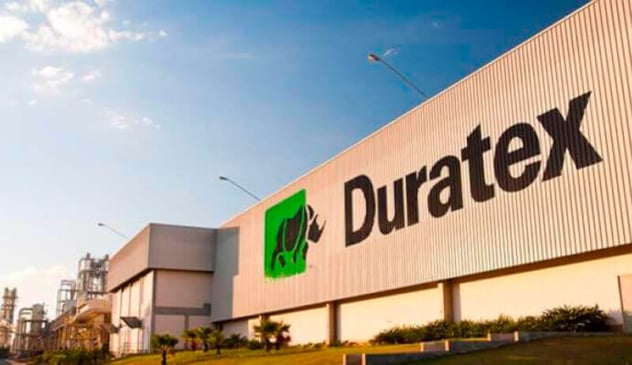 Fachada da empresa Duratex Jundiaí