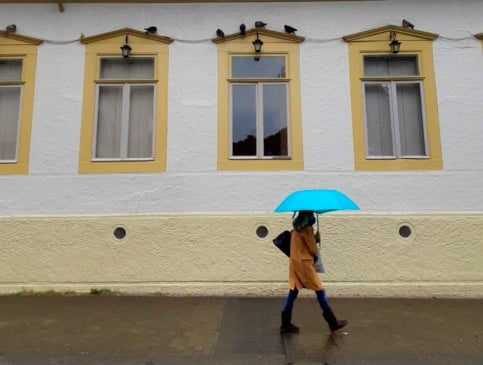 Frente fria em Jundiaí. (Foto: Mauro Utida)