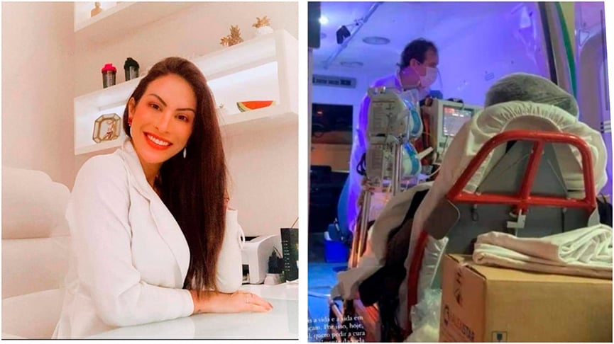 Dieynne Sugo está internada em estado grave. (Foto: Divulgação)