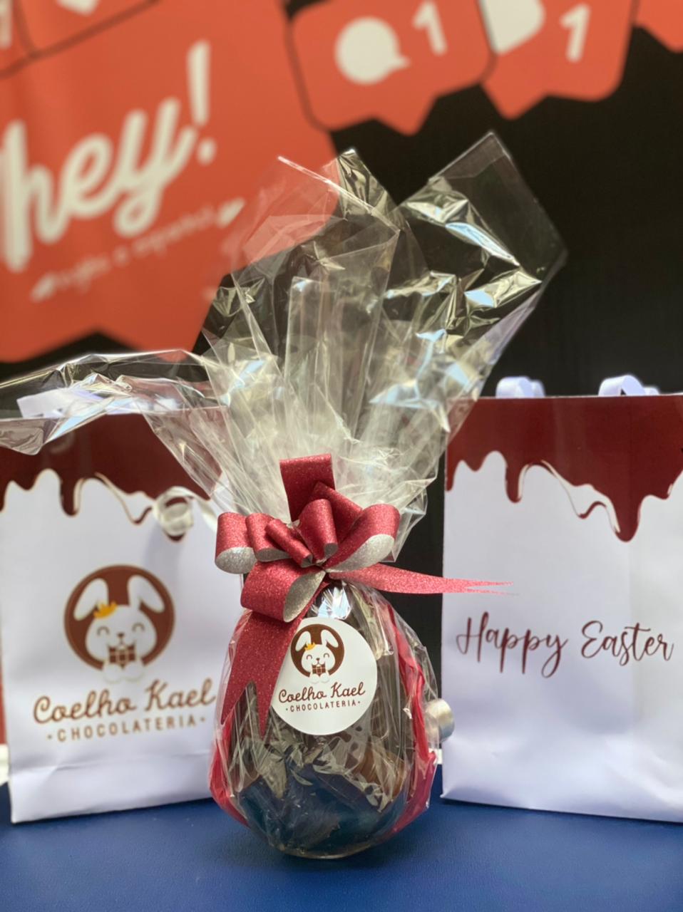 Ovo de Páscoa da chocolateria Coelho Kael, de Jundiaí