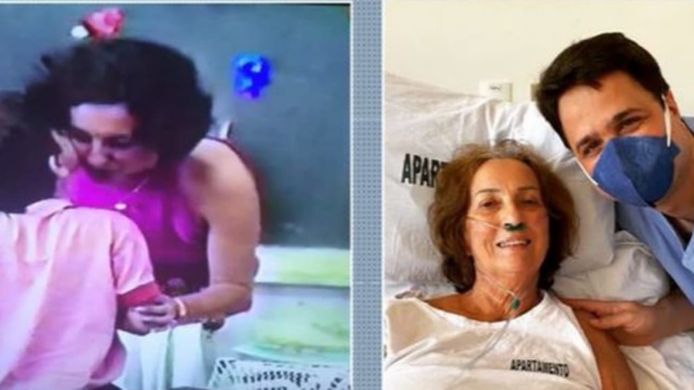 Após 35 anos, médico reencontra professora da pré-escola e a ajuda no tratamento de Covid