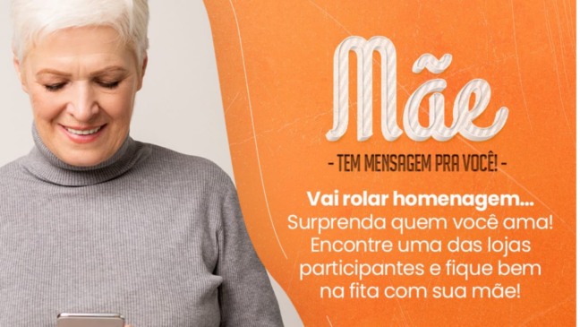 Campanha de Dia das Mães de Jundiaí presenteia consumidor com vídeo personalizado