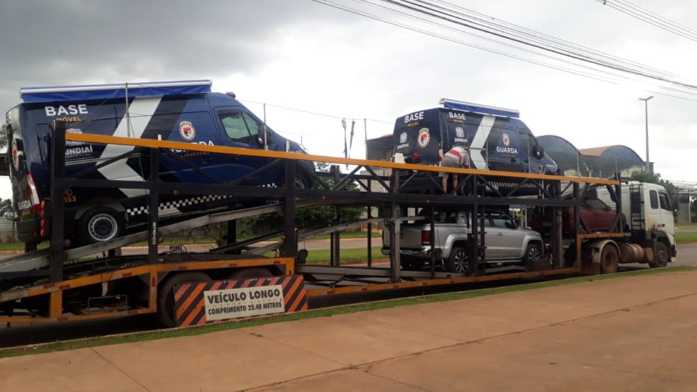 Miguel Haddad entrega duas bases móveis na Guarda Municipal de Jundiaí