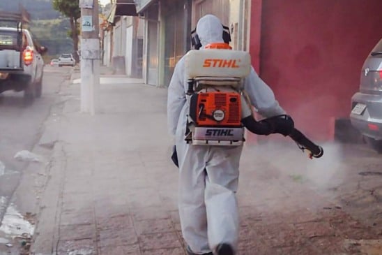 Em Itupeva, Zoonoses faz desinfecção na região central e Rio das Pedras