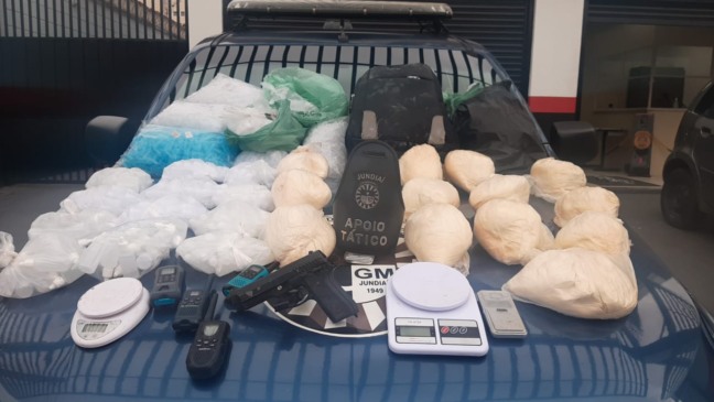 Guarda Municipal de Jundiaí faz apreensão de drogas na Ponte São João
