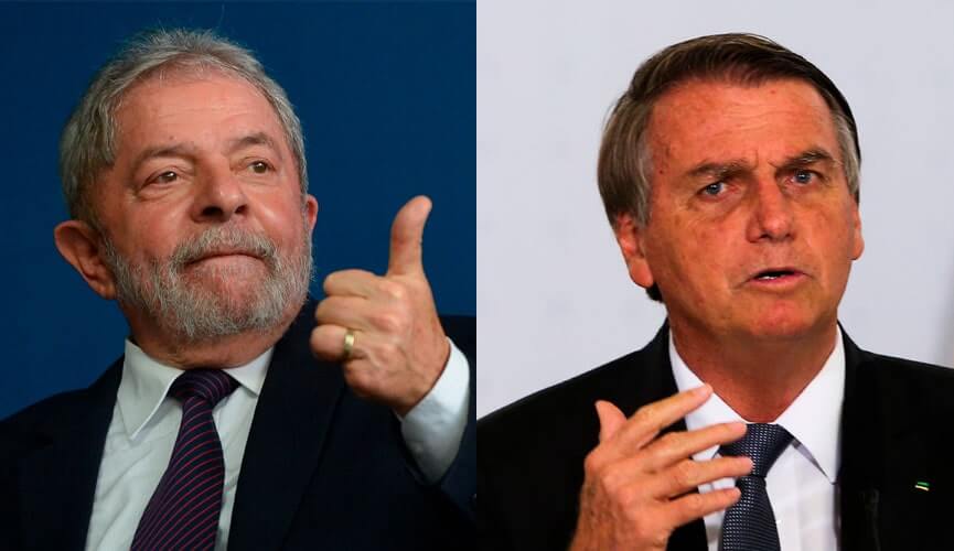 Lula e Bolsonaro