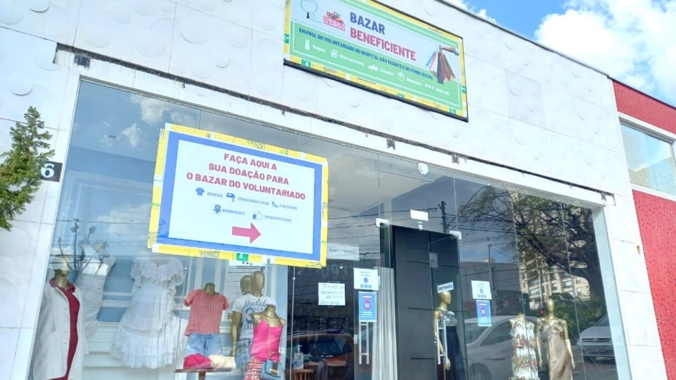 Bazar do Voluntariado do HSV arrecada doações para próximos eventos
