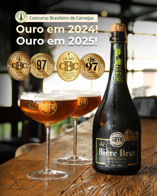 Cerveja premiada Giffa de Jundiaí