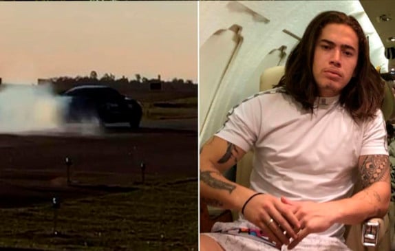 Whindersson Nunes dá ‘cavalo de pau’ no Aeroporto de Jundiaí