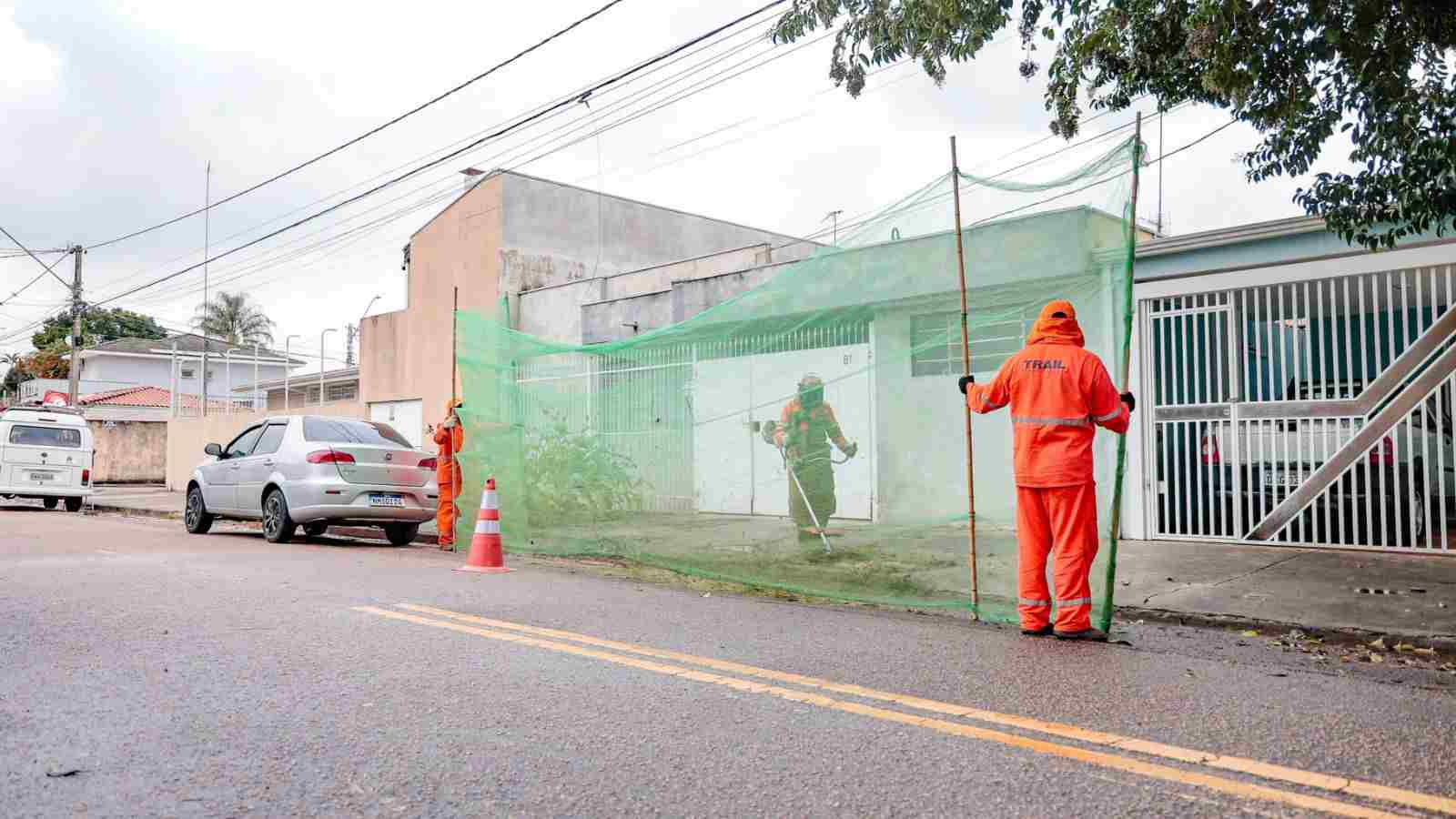 Mutirão de melhorias na região Leste de Jundiaí.