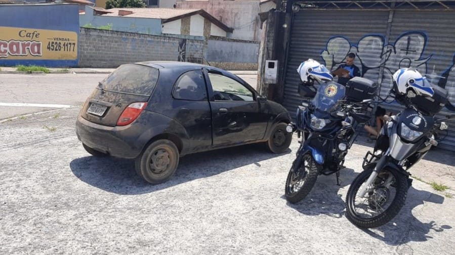 Equipes de Motos da Guarda Municipal de Jundiaí apreende veículos envolvidos em furtos