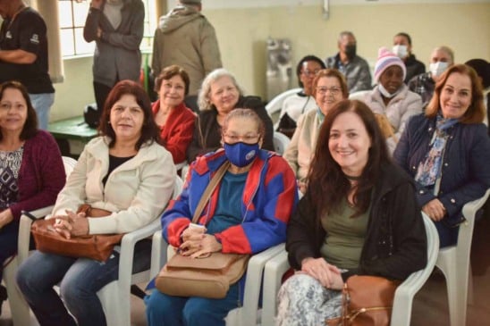 Centro de Convivência do Idoso ficou lotado para receber o evento