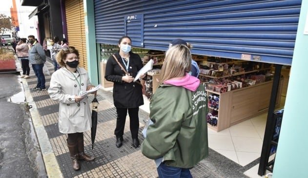 Fiscalização no Centro de Jundiaí