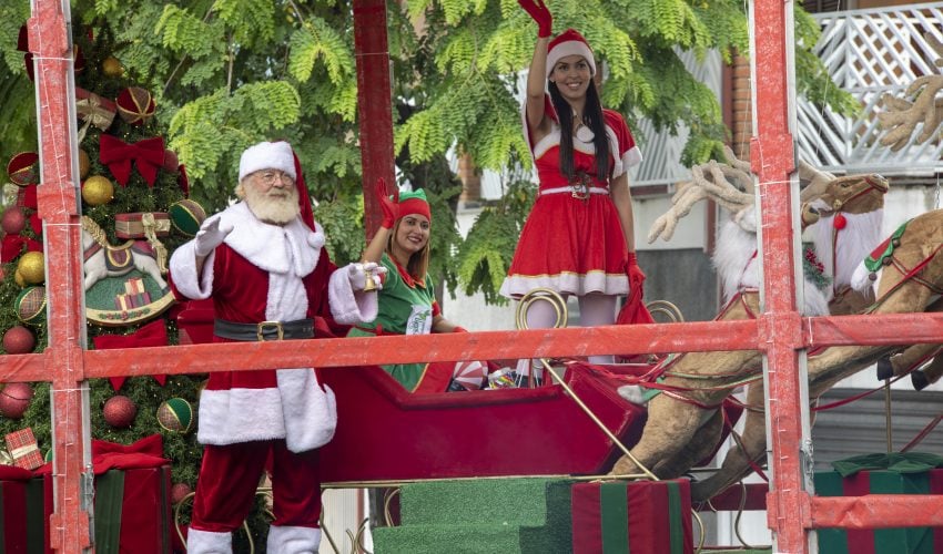 Papai Noel da campanha de Natal da ACE de Jundiaí.