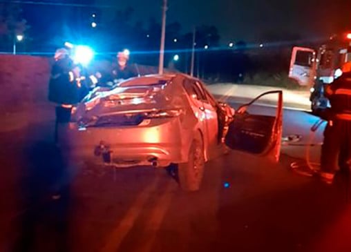 Acidente na avenida Luiz Latorre. (Foto: Divulgação)