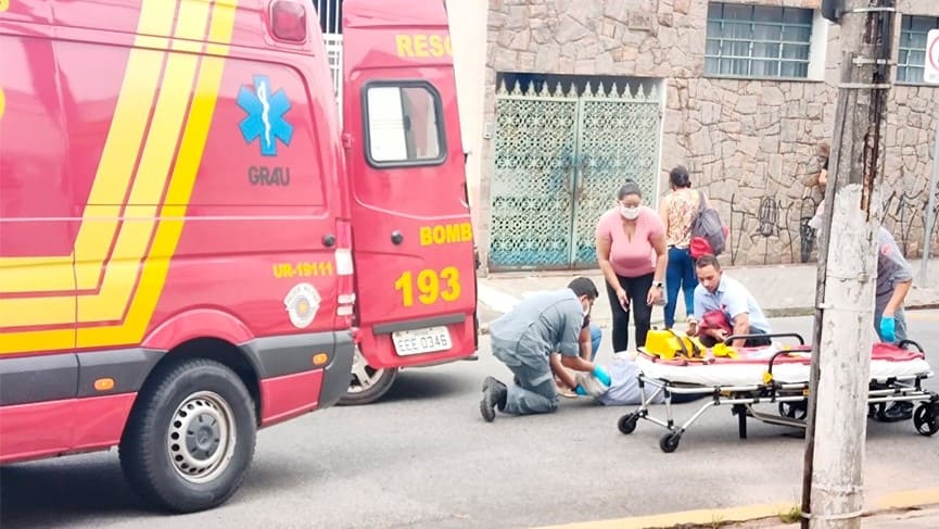 Idosa é atropelada na Vila Municipal, em Jundiaí