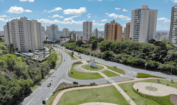 Foto aérea de Jundiaí