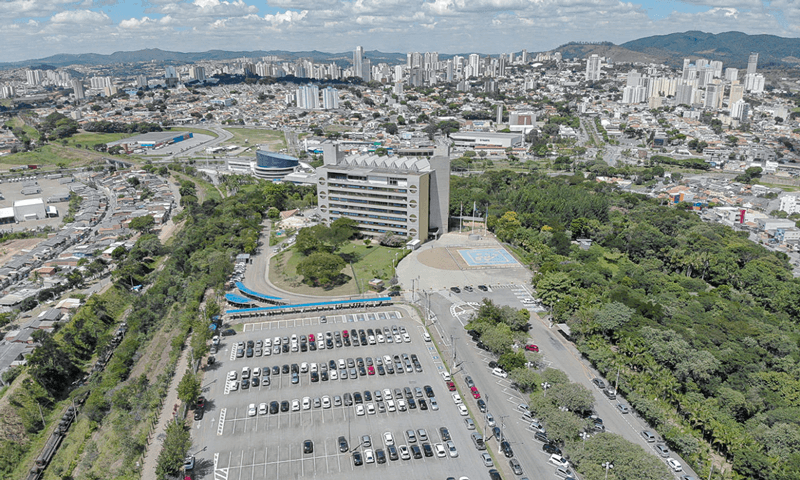 Paço municipal visto de cima Paço municipal visto de cima