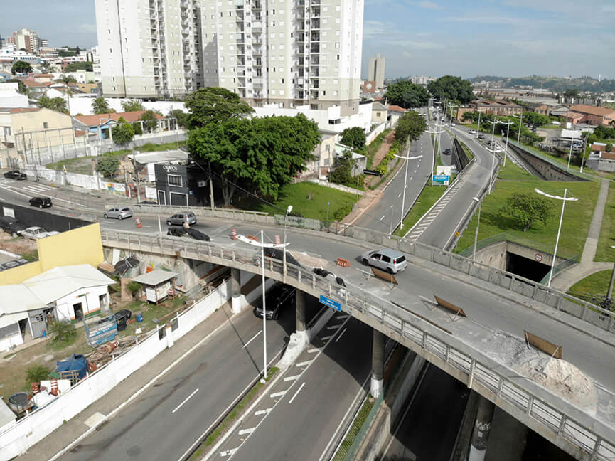 Viaduto da Ponte São João. (Foto: Divulgação)