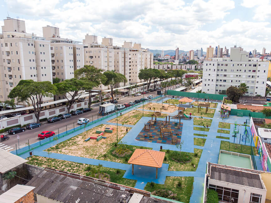 Praça Família Jundiaí & Espaço PET. (Foto: Divulgação)