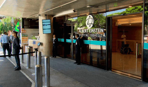 Fachada do Hospital Albert Einsten