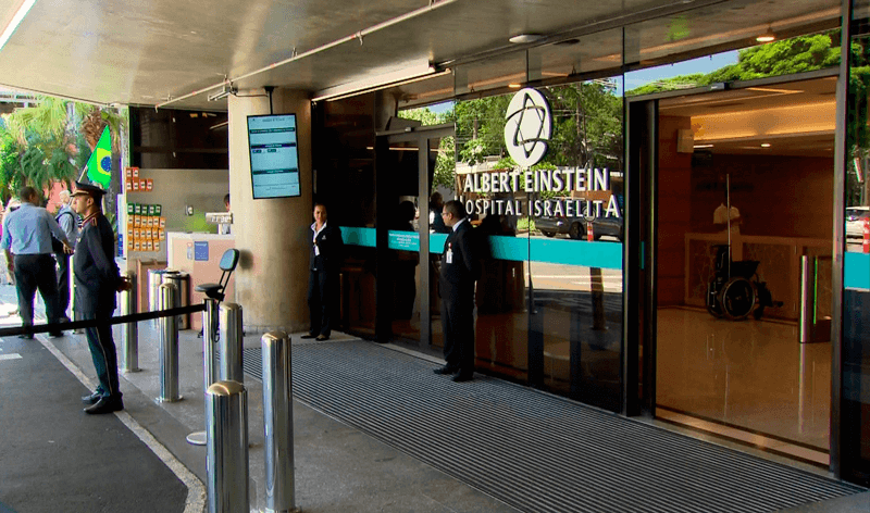 Fachada do Hospital Albert Einsten