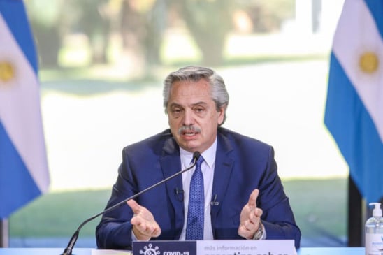 Presidente da Argentina, Alberto Fernàndez(Divulgação/Casa Rosada)