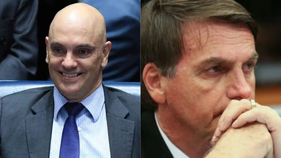Alexandre de Moraes e Bolsonaro