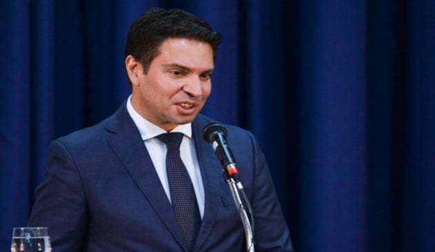 Alexandre Ramagem durante solenidade em que foi empossado na direção da Agência Brasileira de Inteligência (Foto: Valter Campanato/ABr)