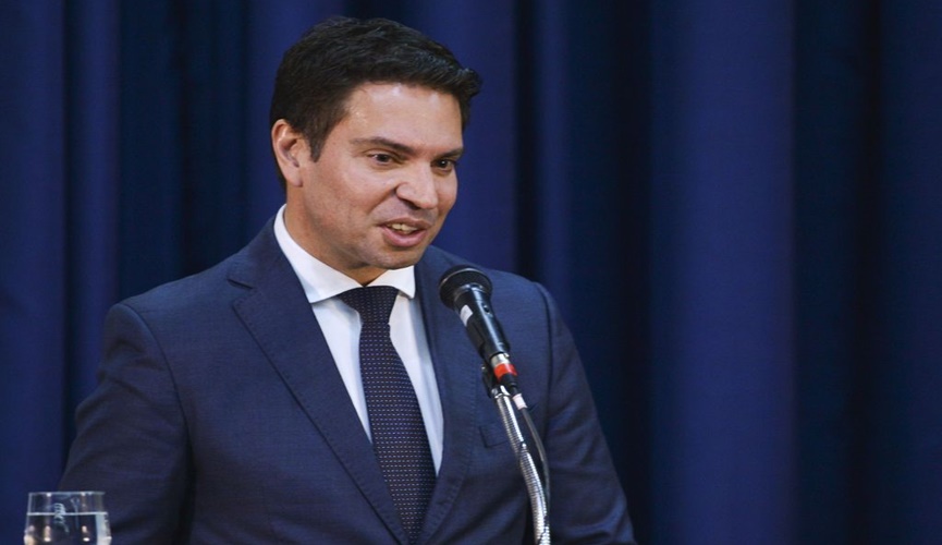 Alexandre Ramagem durante solenidade em que foi empossado na direção da Agência Brasileira de Inteligência (Foto: Valter Campanato/ABr)