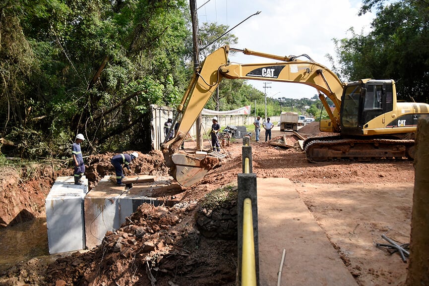 Obras na travessa Alexandre Milani. (Foto: Divulgação)