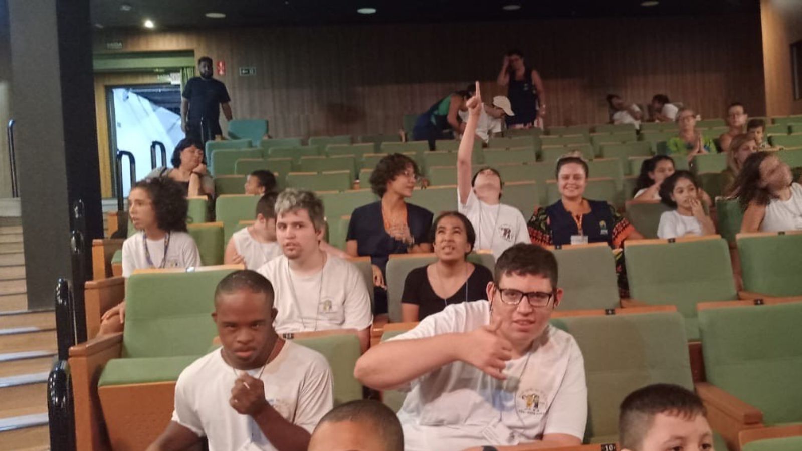 Alunos da APAE Jundiaí.