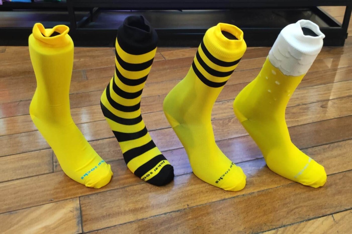 Meias amarelas