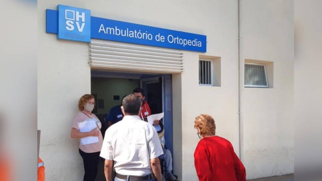 Ambulatório de ortopedia do Hospital São Vicente. (Foto: Divulgação)