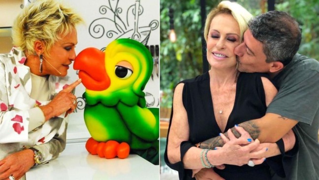 Ana Maria Braga e ator Tom Veiga