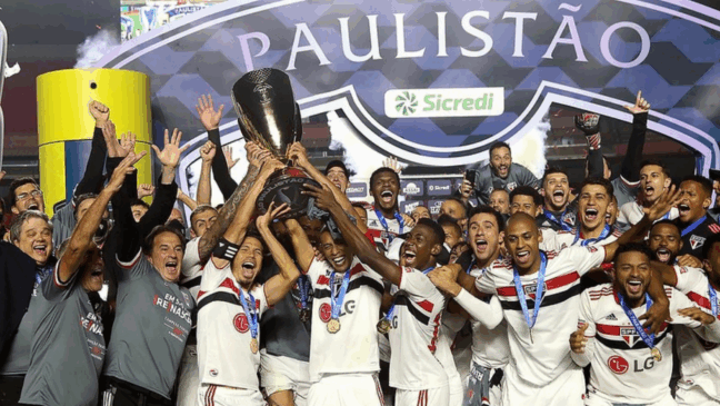 São Paulo, atual campeão paulista: jogos serão transmitidos pela plataforma
