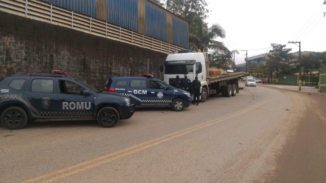 Caminhão localizado pela Guarda Municipal em Mauá